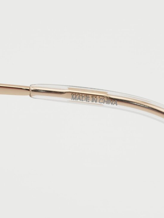 Isabel Marant IM 0118/S 0000 IB Sunglasses Gold Square Frame, Grey Green Lenses main image 10